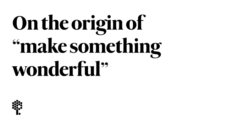 On the origin of 